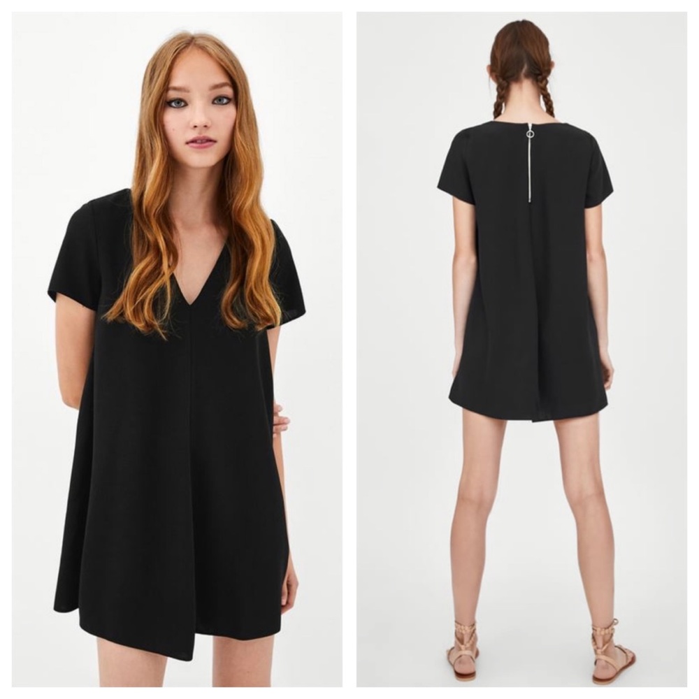 Zara v neck dress